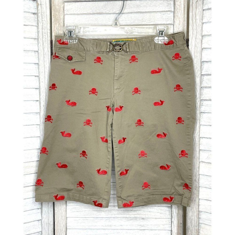LIbertine For Target Skull & Whale Womens Bermuda Shorts Size 5